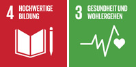 SDG-Logos zum Bildungsangebot Murmelbahnbau