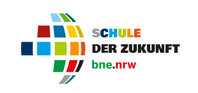 Logo: Schule der Zukunft - bne.nrw